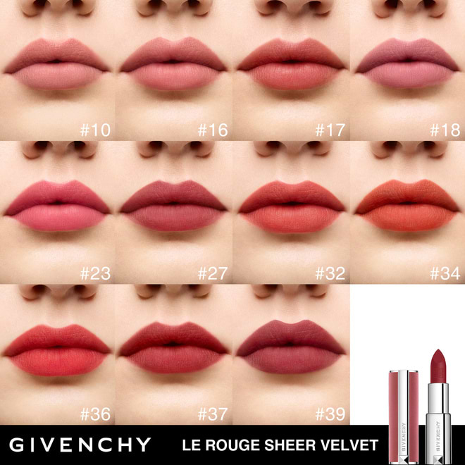 Givenchy Beauty Le Rouge Sheer Velvet Matte lipstick Refill, shade