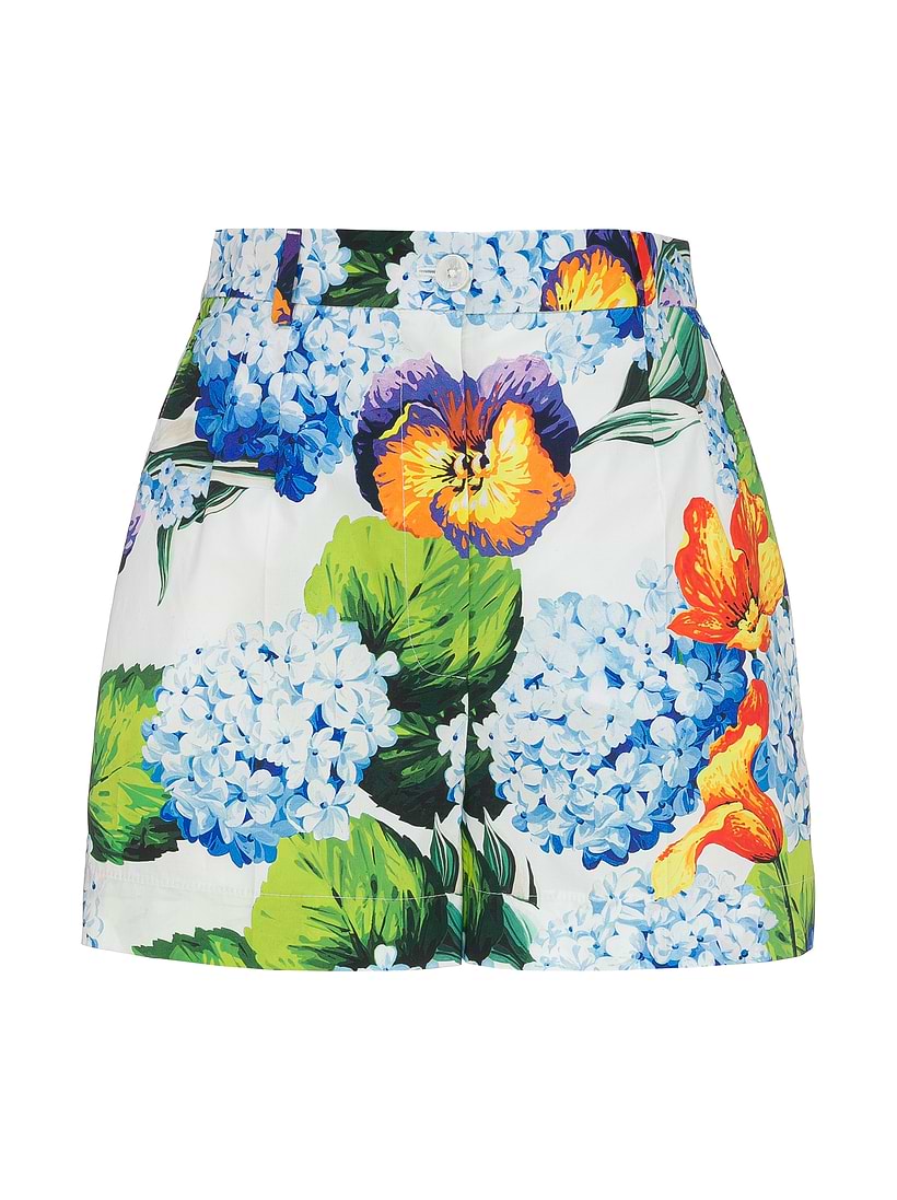 ショートパンツ Dolce & Gabbana Floral shorts Dolce & Gabbana Floral silk shorts - Multicolour
