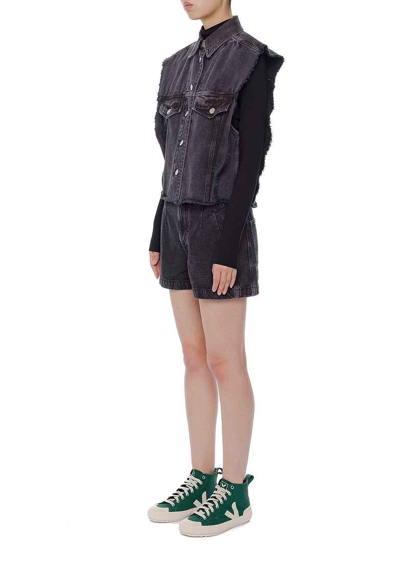 【送料&関税込】Marant Atoile Tyra Vest Tyra' denim vest Isabel Marant Étoile