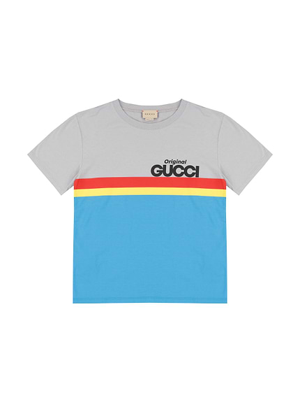Gucci kids' Cotton t-shirt with logo - buy for 132600 KZT in