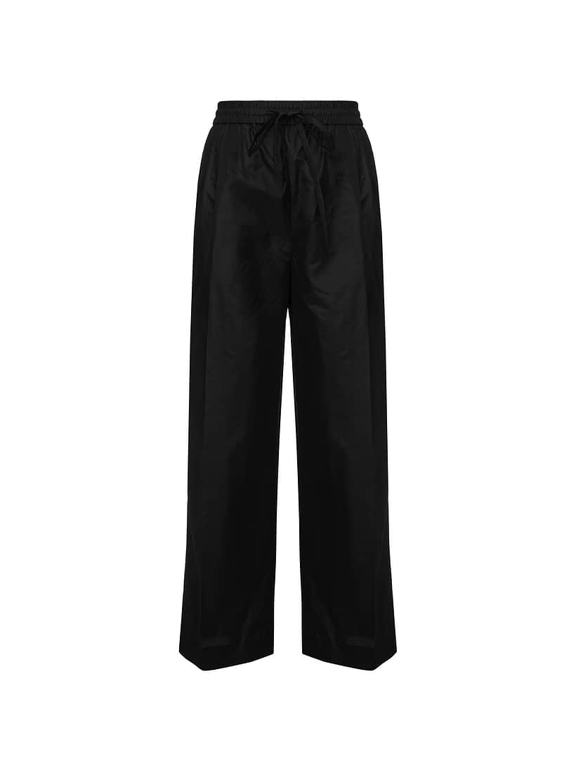 パンツ VALENTINO Woman Pants Black 3B3RB5D01CF 0NO High-rise wool and silk pants in black - Valentino | Mytheresa