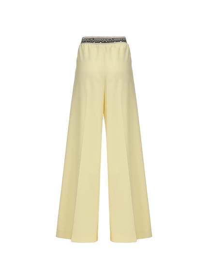 【関税・送料込み】STELLA MCCARTNEY VISCOSE AND LINEN PANTS Linen wide-leg pants Stella McCartney for women - buy in the