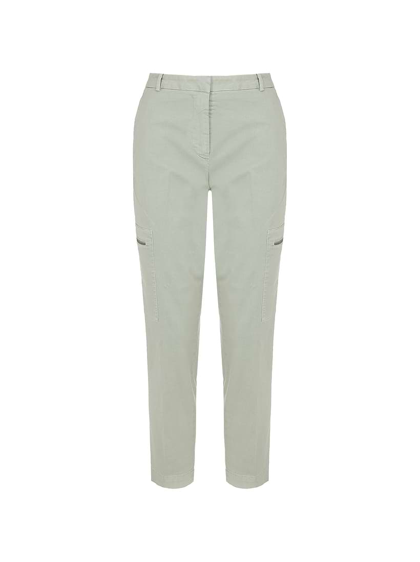 Fabiana Filippi women's Cotton cargo pants - buy for 136300