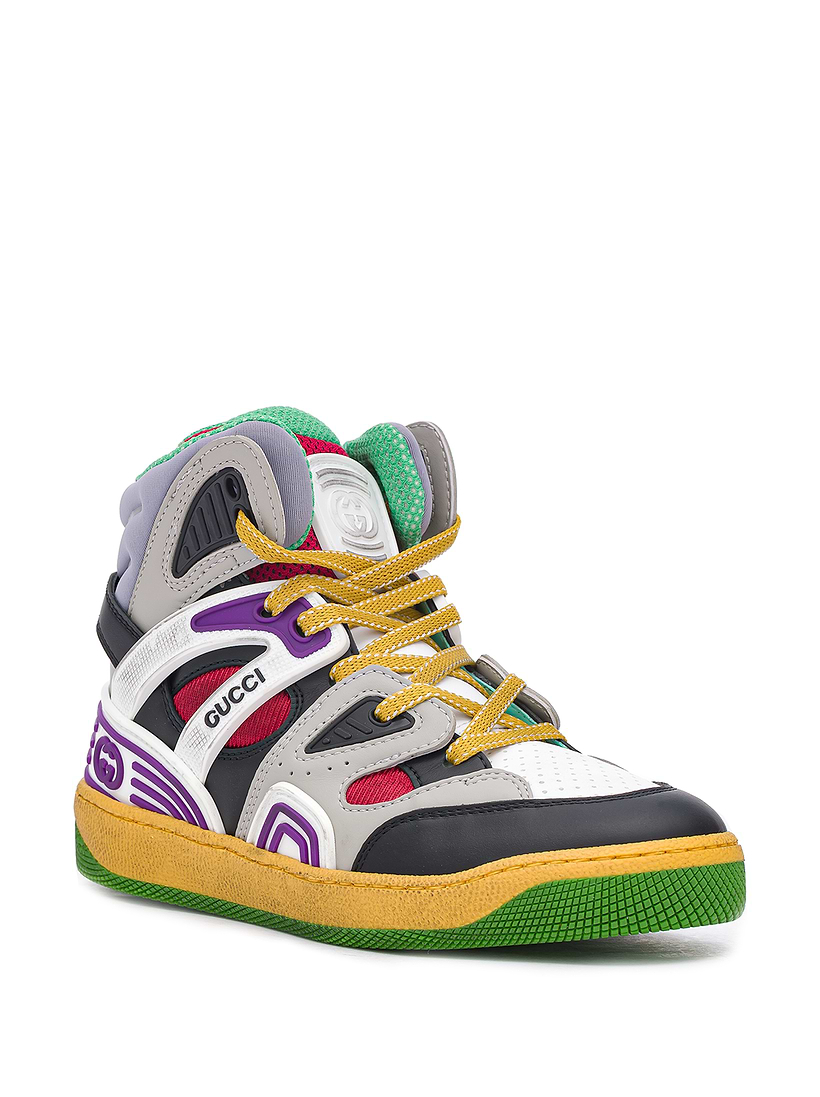 Gucci kids' Gucci Basket high sneakers - buy for 505900 KZT