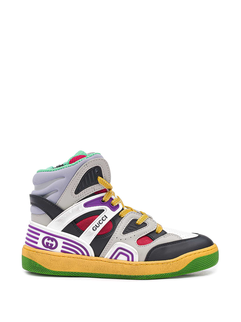 Gucci kids' Gucci Basket high sneakers - buy for 505900 KZT