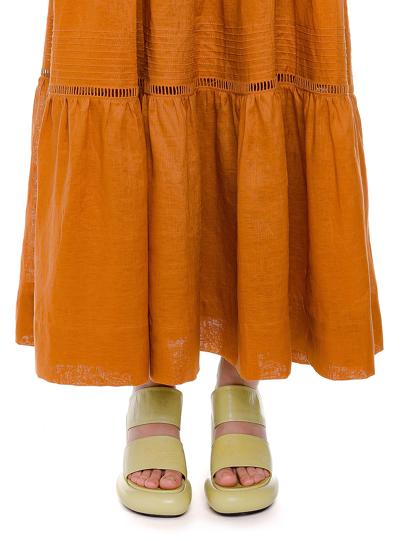 スカート JIL SANDER Woman Skirt Orange J02MA0328J14795 106 スカート JIL SANDER Woman Skirt Orange J02MA0328J14795 106