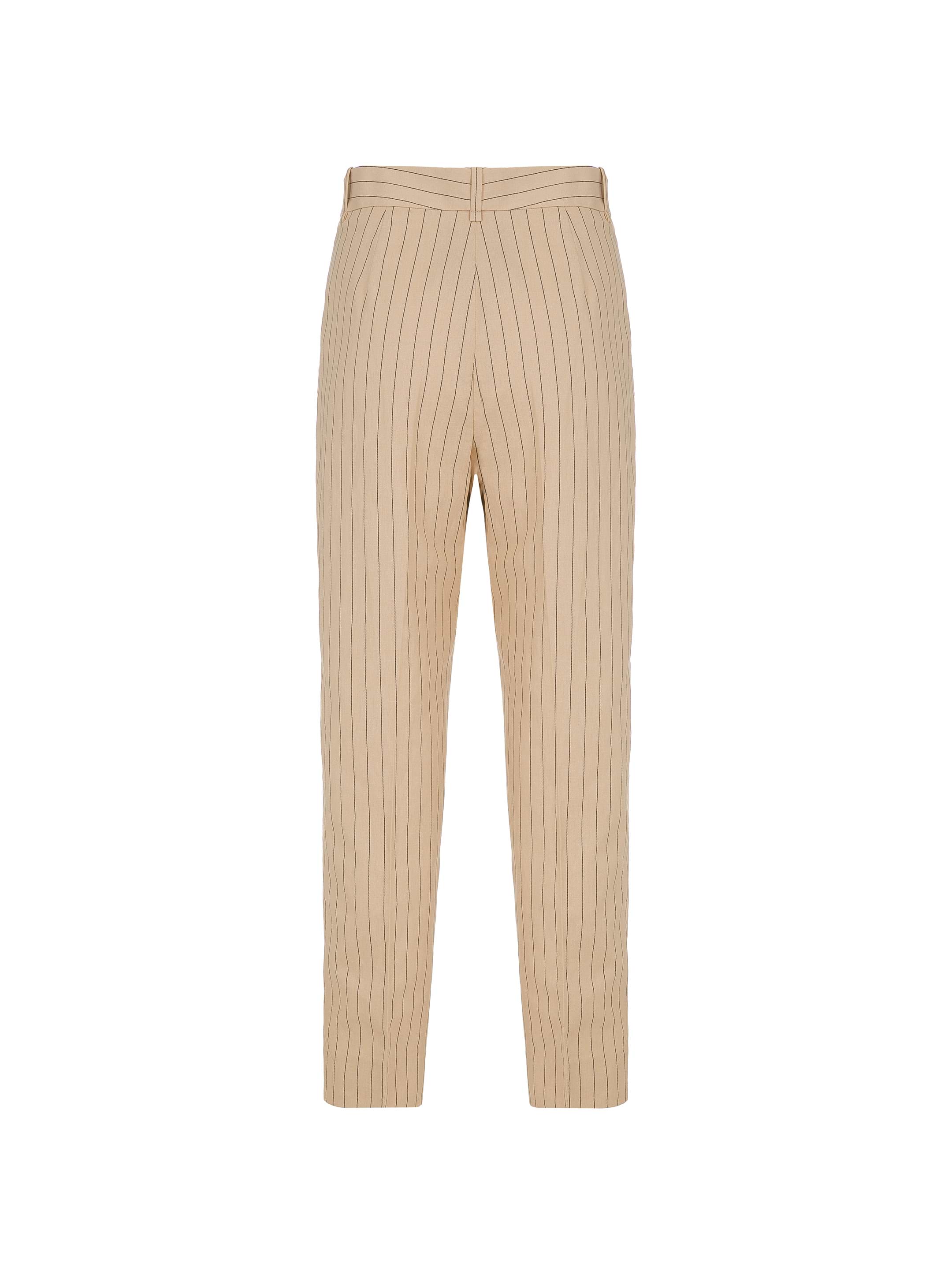 Maje women's Striped cropped leg pants - buy for 84490 KZT