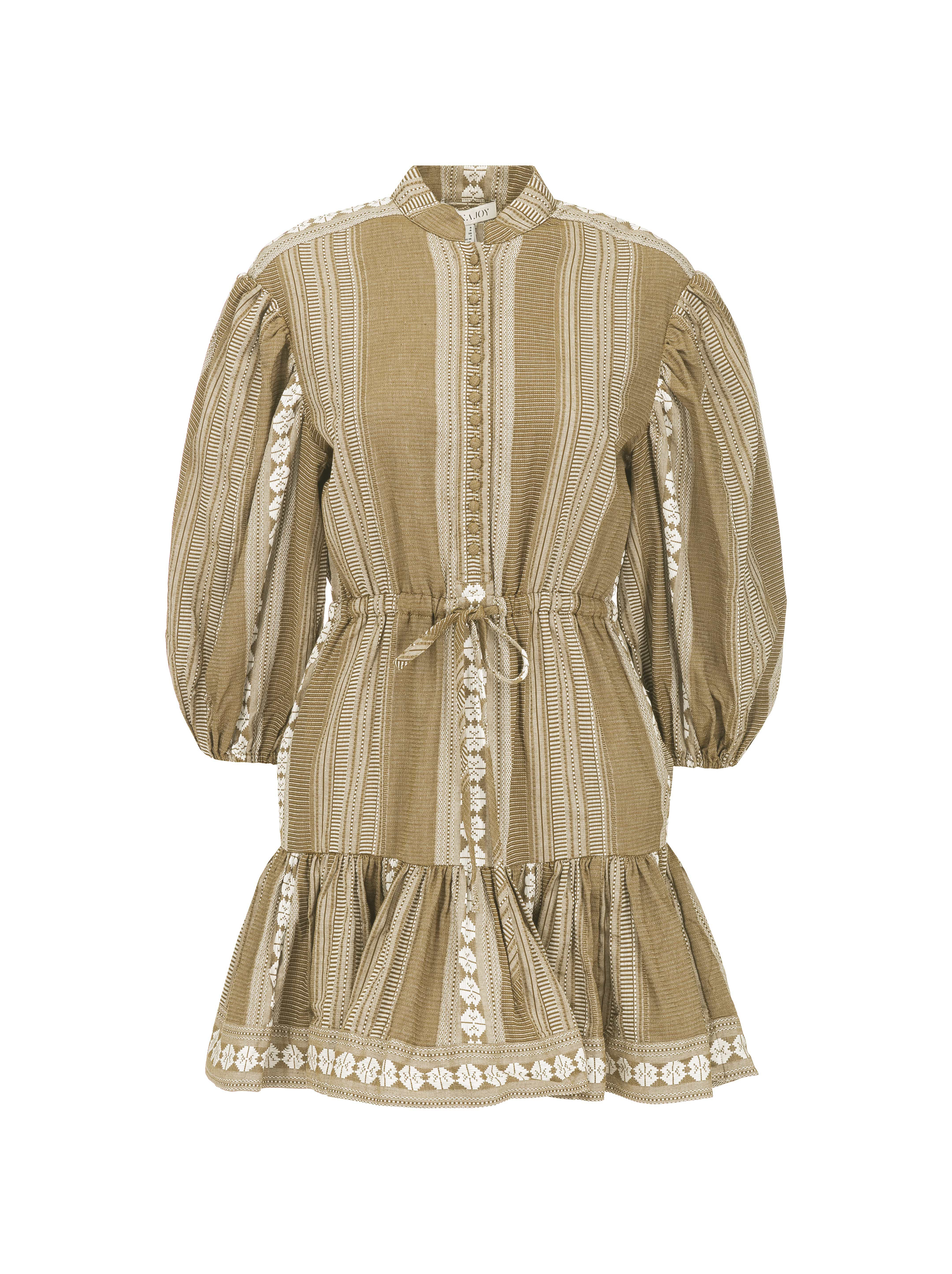 送料/関税込 ●SHALOM● ENJOY HOOD DRESS Tiered Chiffon Jacket Dress with Embellished Neck | David's