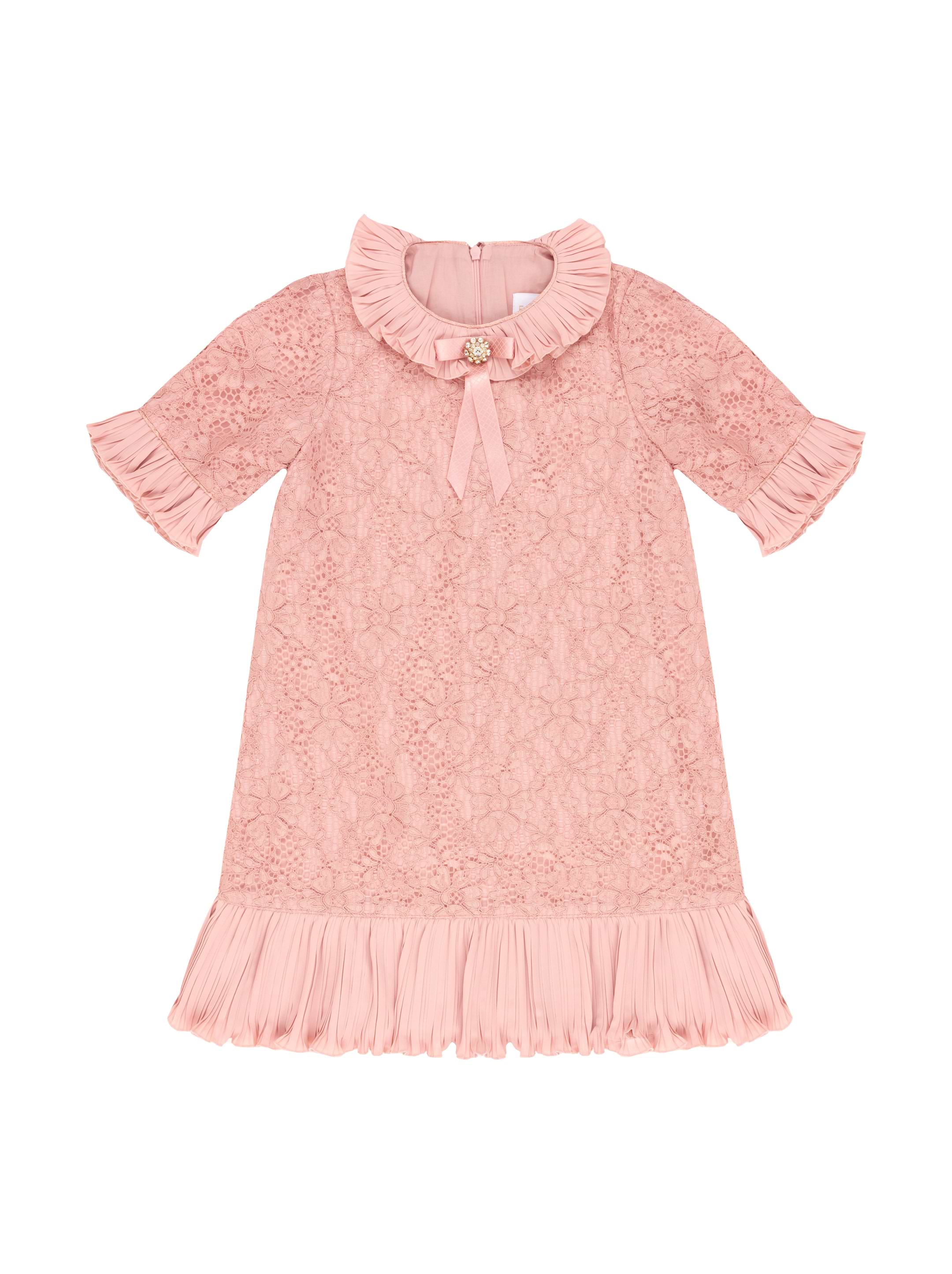 Stella McCartney kids' Double-layer dress with geometric