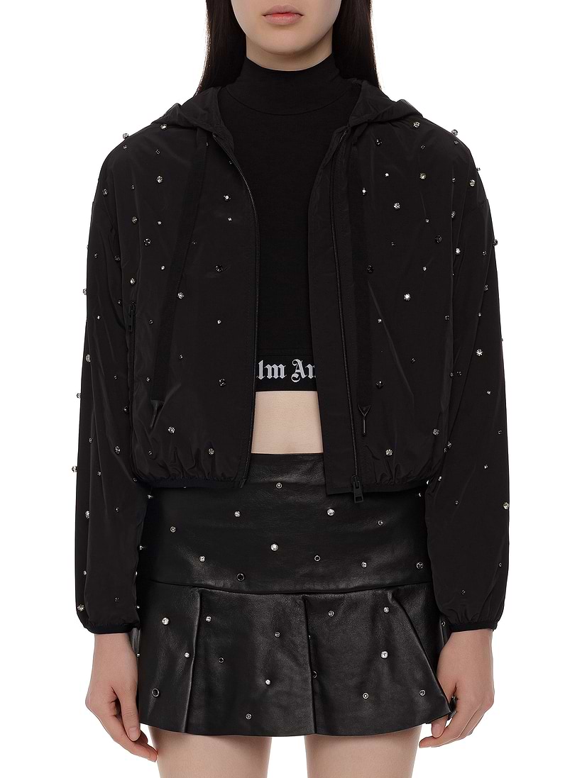 【RED VALENTINO】BLACK ドットチュールトリム ジャケット Jacket with rhinestones RED Valentino for women - buy in the