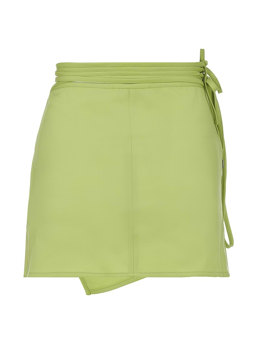ミニスカート THE ATTICO Women Mid Skirts 250WCR00136 017 Green Buy The Attico Fay mini skirt (250WCR00136 - DDC098AA - 017