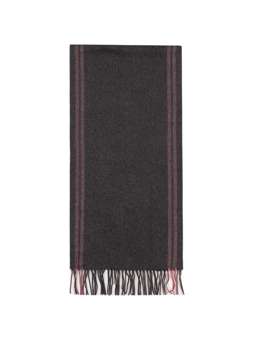 BRUNELLO CUCINELLI シルクスカーフ BRUNELLO CUCINELLI Colour-Block Silk and Linen-Blend Scarf