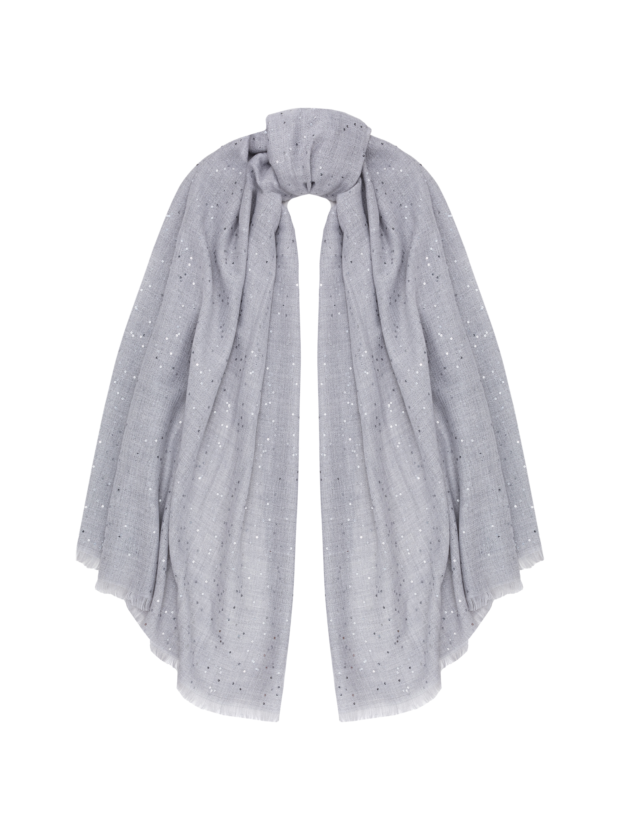 アクセサリーその他 BRUNELLO CUCINELLI CASHMERE SILK STOLE WITH SEQUINS Scarf in cashmere and silk blend with sequins Brunello