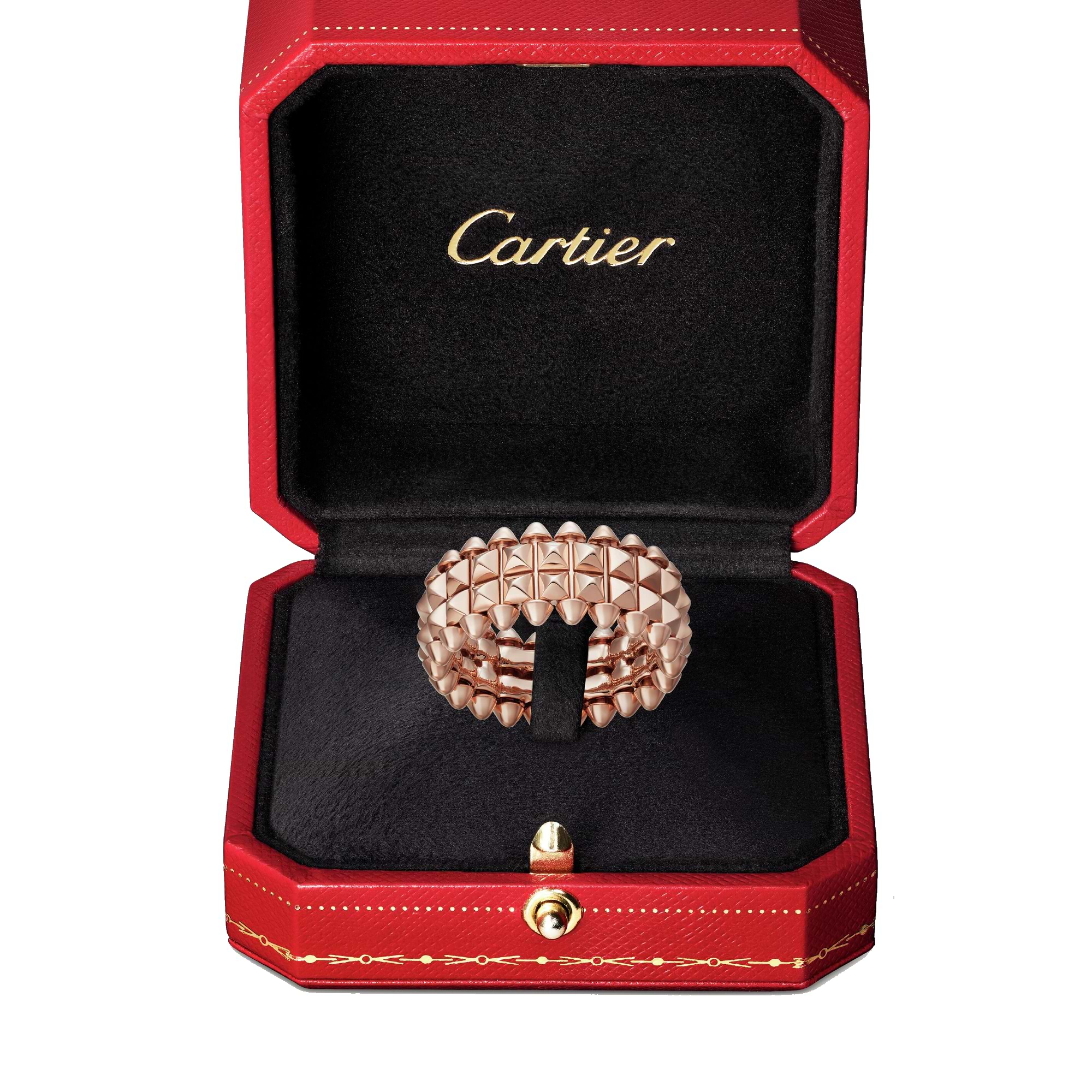 洗練ジュエリー【Cartier】Clash de Cartier ring Pink Gold CRB4229900 - Clash de Cartier ring Medium Model - Pink gold