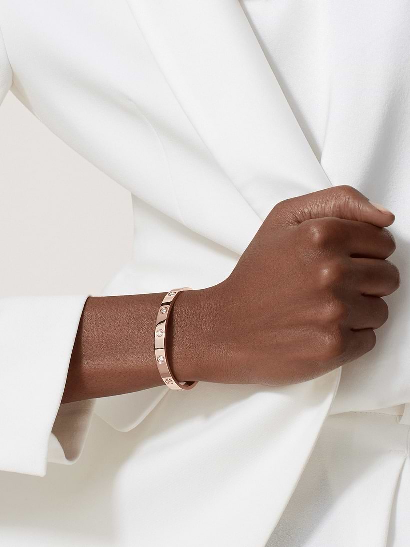 LIART K18YG Heart diamond bracelet