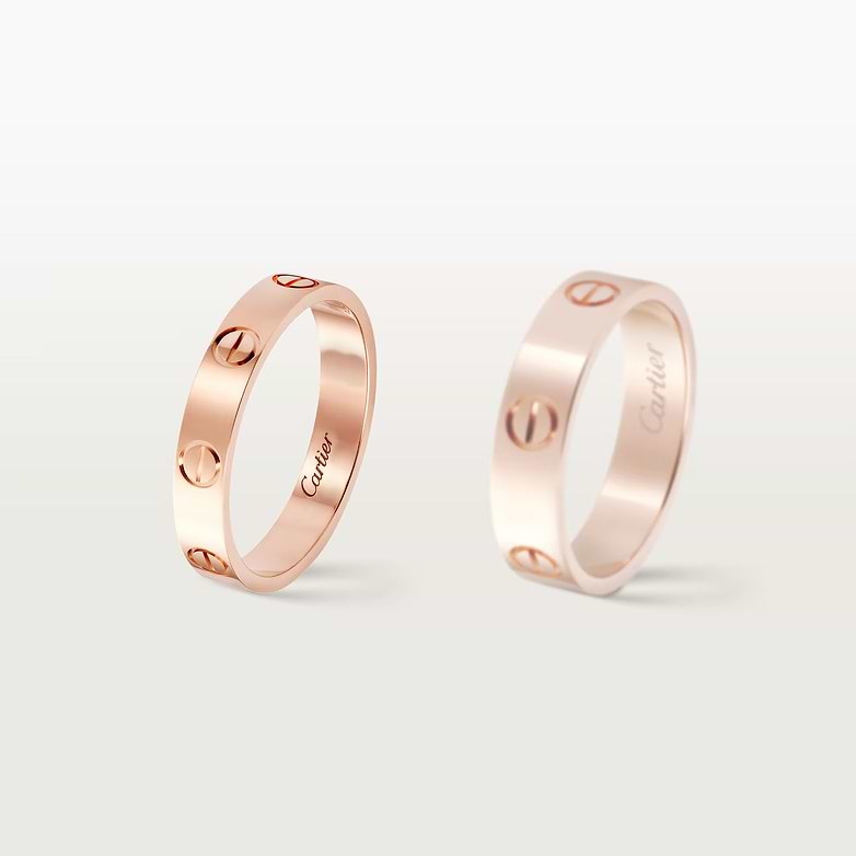 Cartier Love Ring Paired With Engagement Ring Cartier Love Me Ring