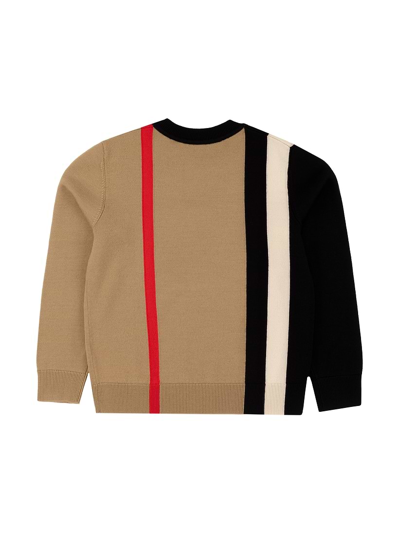 【BURBERRY】アイコンストライプキッズ2Y 92cm Icon Stripe jumper Burberry for kids - buy in the official