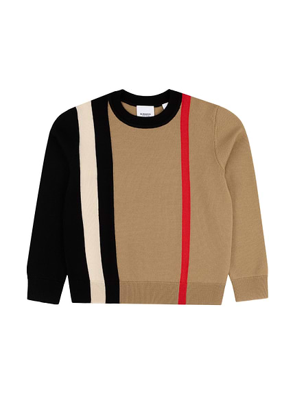 【BURBERRY】アイコンストライプ　4Y 104cm Icon Stripe jumper Burberry for kids - buy in the official