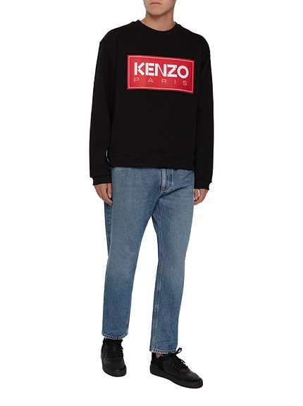 【送料&関税込】Kenzo Slate Cotton Sweatshirt KENZO by Verdy' genderless embroidered sweatshirt in cotton