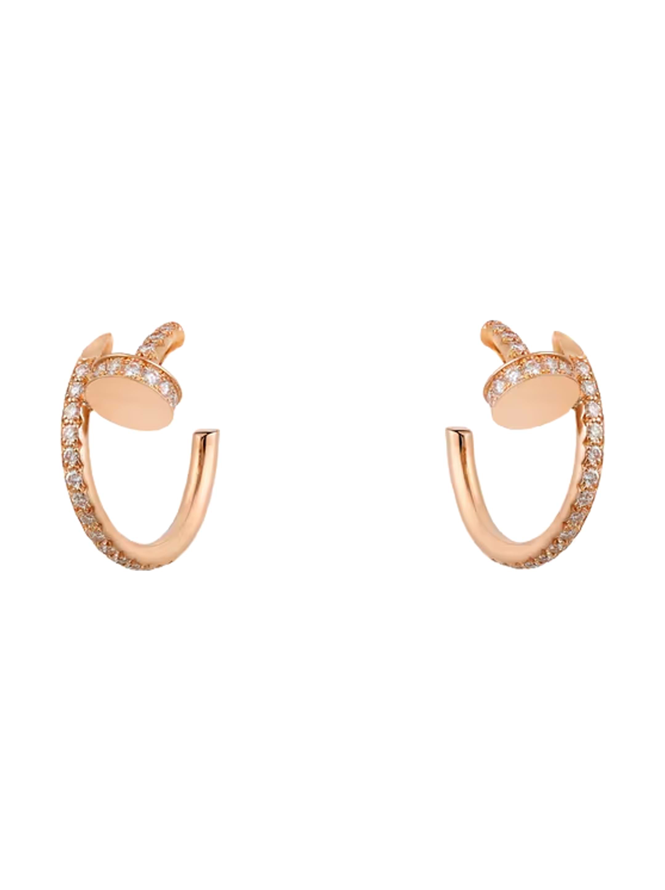【国内発送★Cartier】JUSTE UN CLOU EARRINGS イヤリング CRB8301527 - Juste un Clou earrings, double - Rose gold
