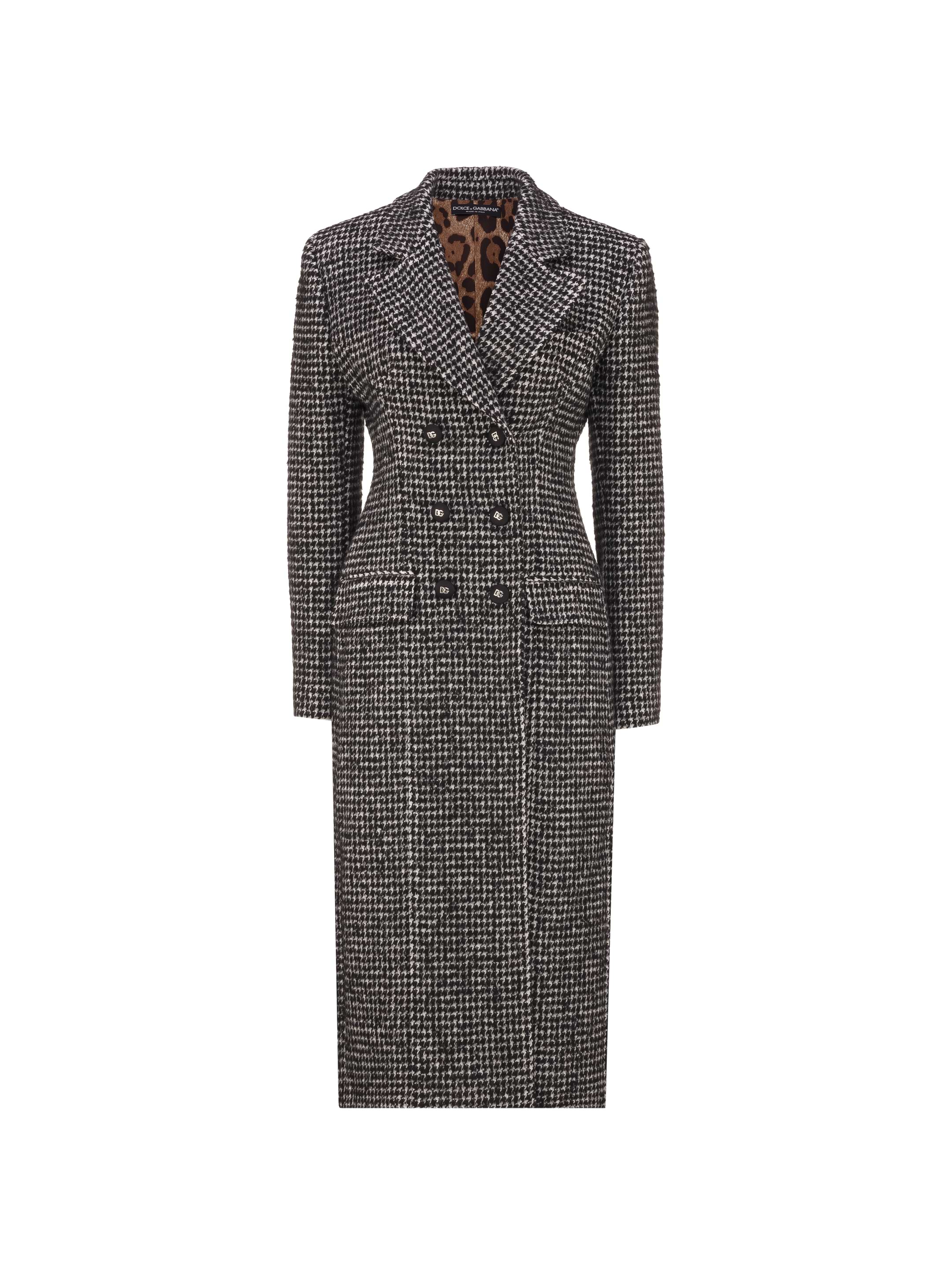 Coat with houndstooth print Dolce&Gabbana for women - buy in