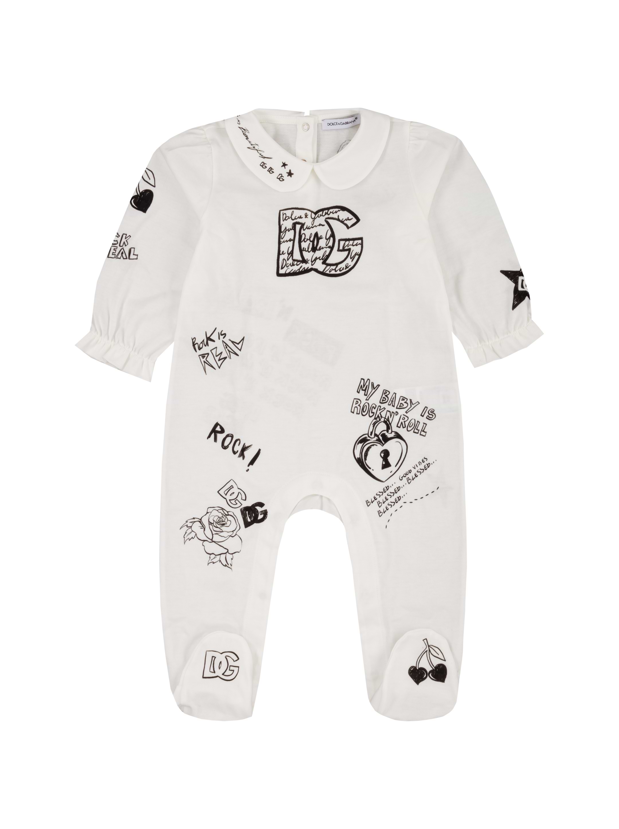Dolce&Gabbana kids' Set of bodysuit, bib and baby hat buy for - Main Image
