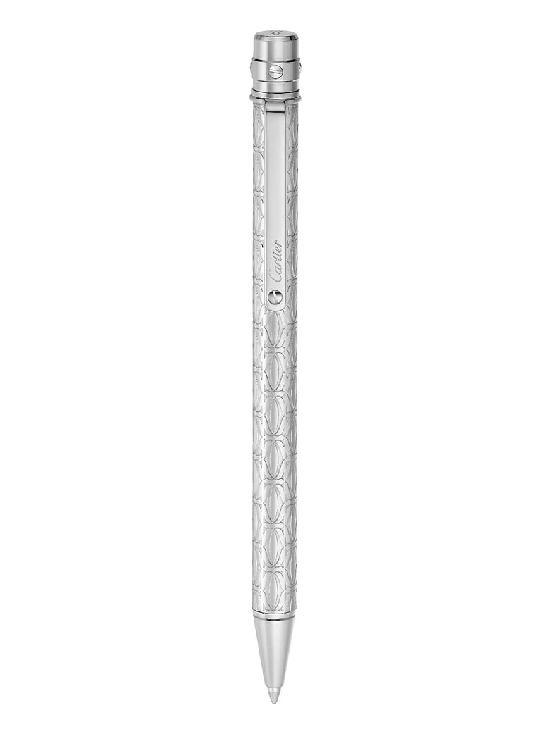 筆記具 santos de cartier ballpen silver Santos de Cartier ballpoint pen