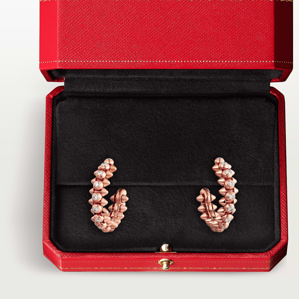 Cartier Earrings Clash de Cartier Rose gold 750 - buy for