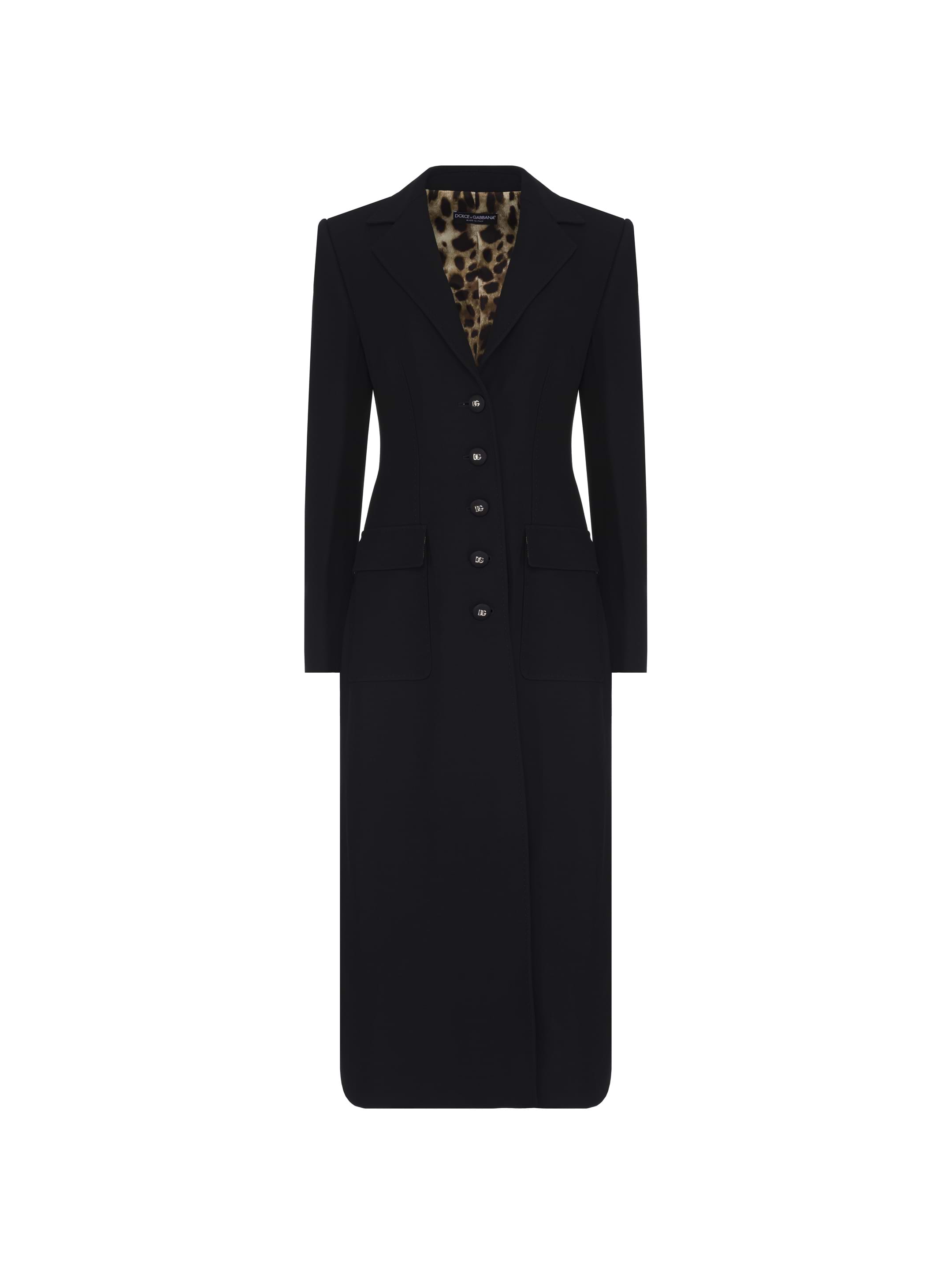 【VIP価格】DOLCE & GABBANA Elegant Embellished Overcoat Dolce & Gabbana Luxurious Embellished Overcoat Jacket 2025