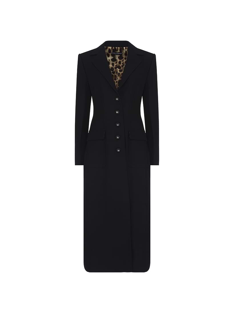 【関税＆送料込み】Dolce & Gabbana Black Single-Breasted Ja Single-breasted woolen Turlington blazer in Black for Women