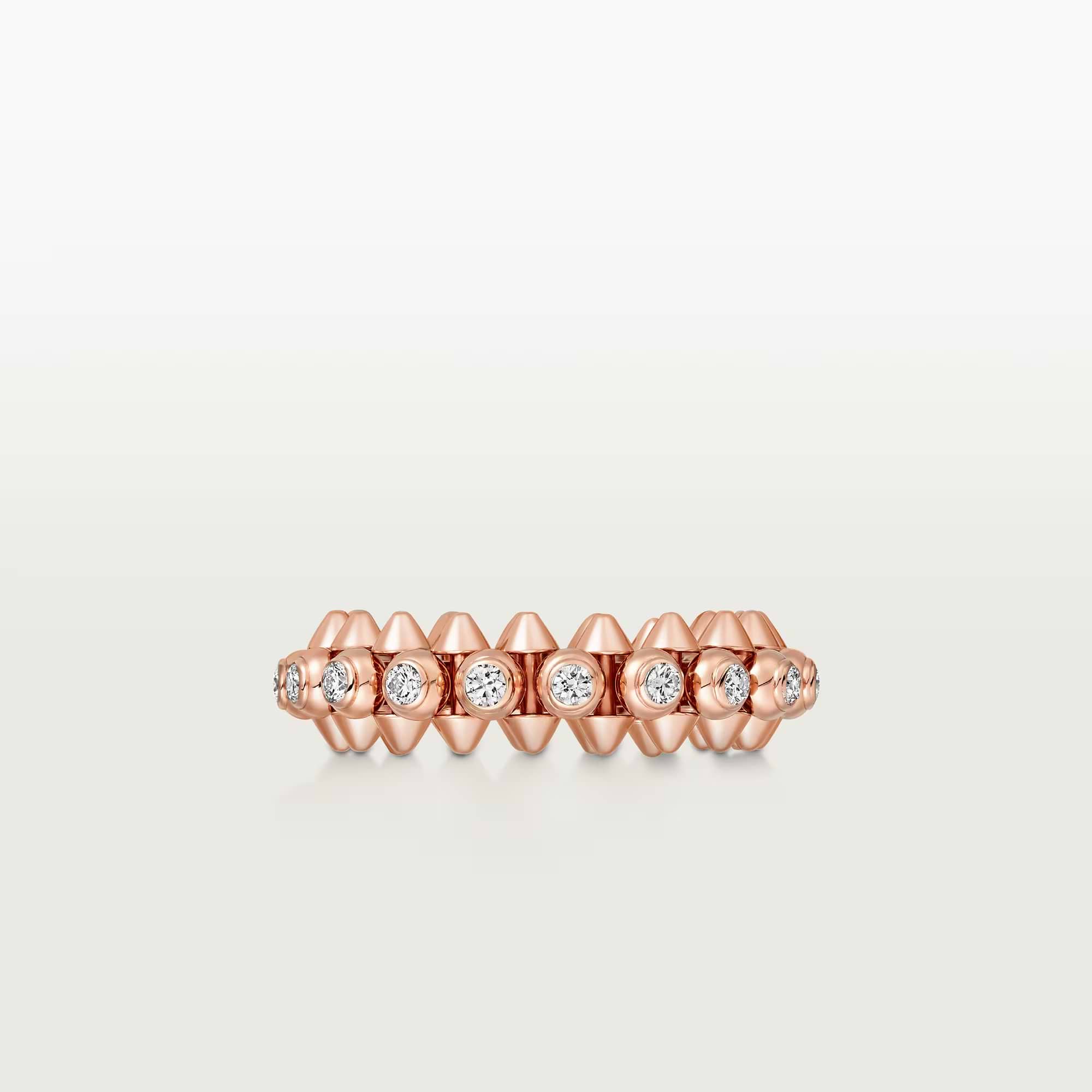 洗練ジュエリー【Cartier】Clash de Cartier ring Pink Gold CARTIER 18K Pink Gold LG Clash De Cartier Ring 52 6 1556516