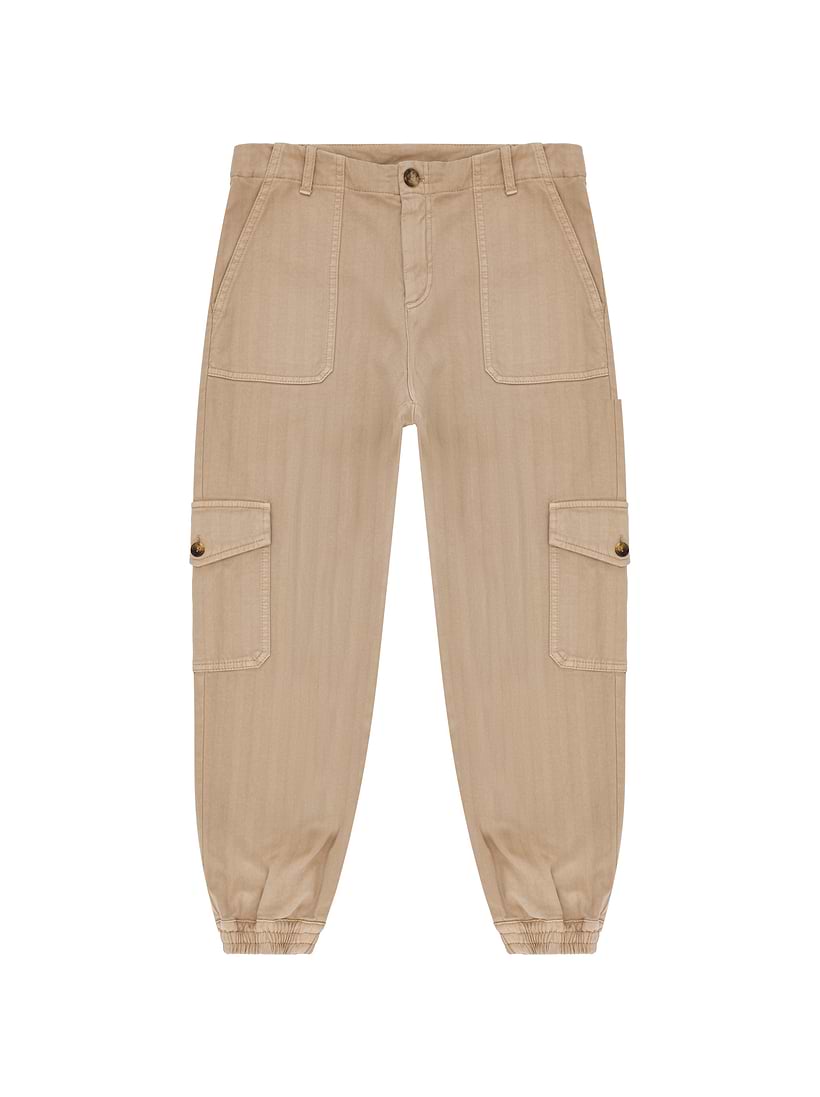 パンツ Brunello Cucinelli Beige Cotton Joggers Brunello Cucinelli kids' Cotton joggers - buy for 98300 KZT