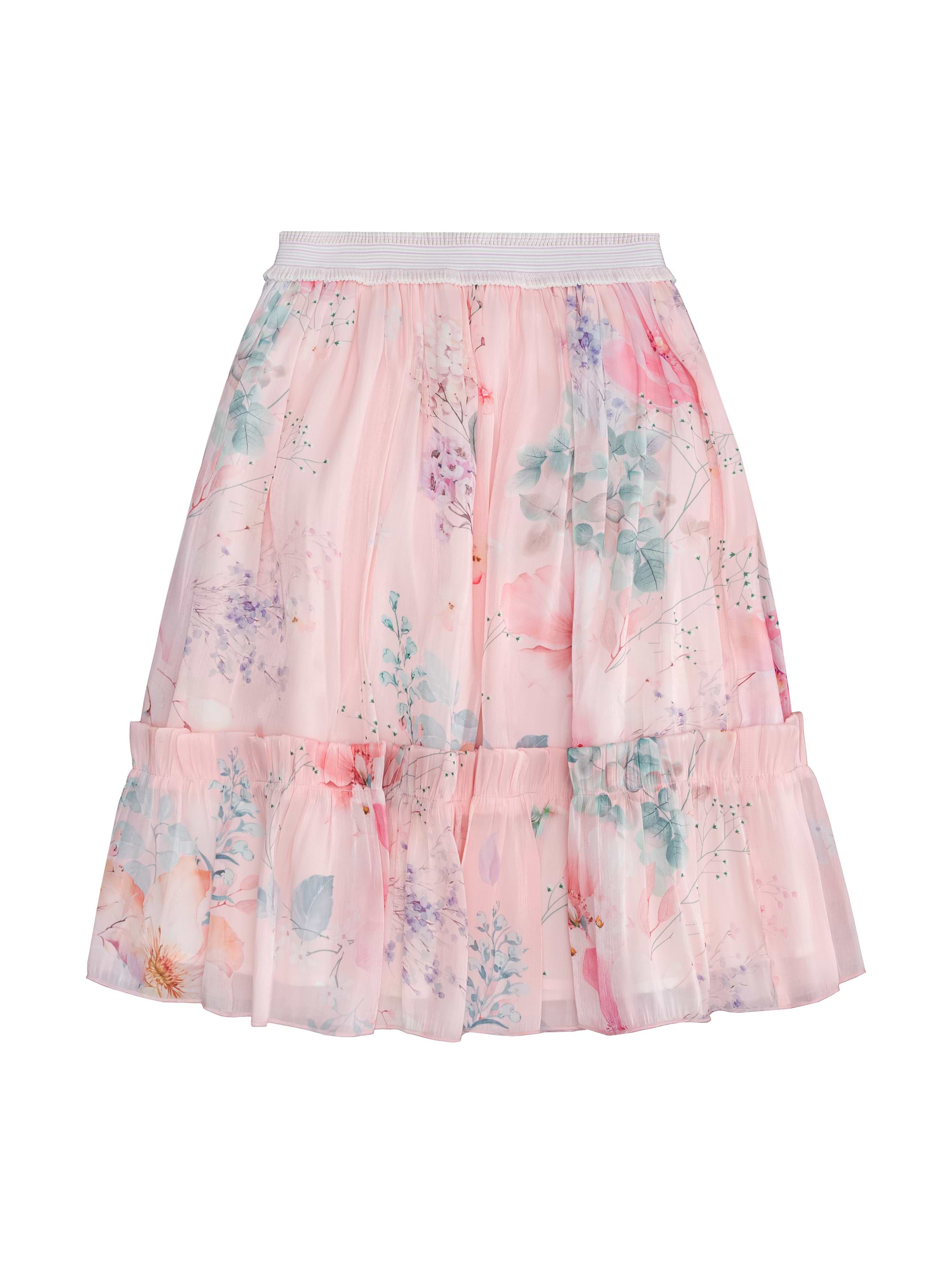 スカート Treaturself Rosemotifribbontulleskirt トリートユアセルフRose motif ribbon tulle skirt - メルカリ