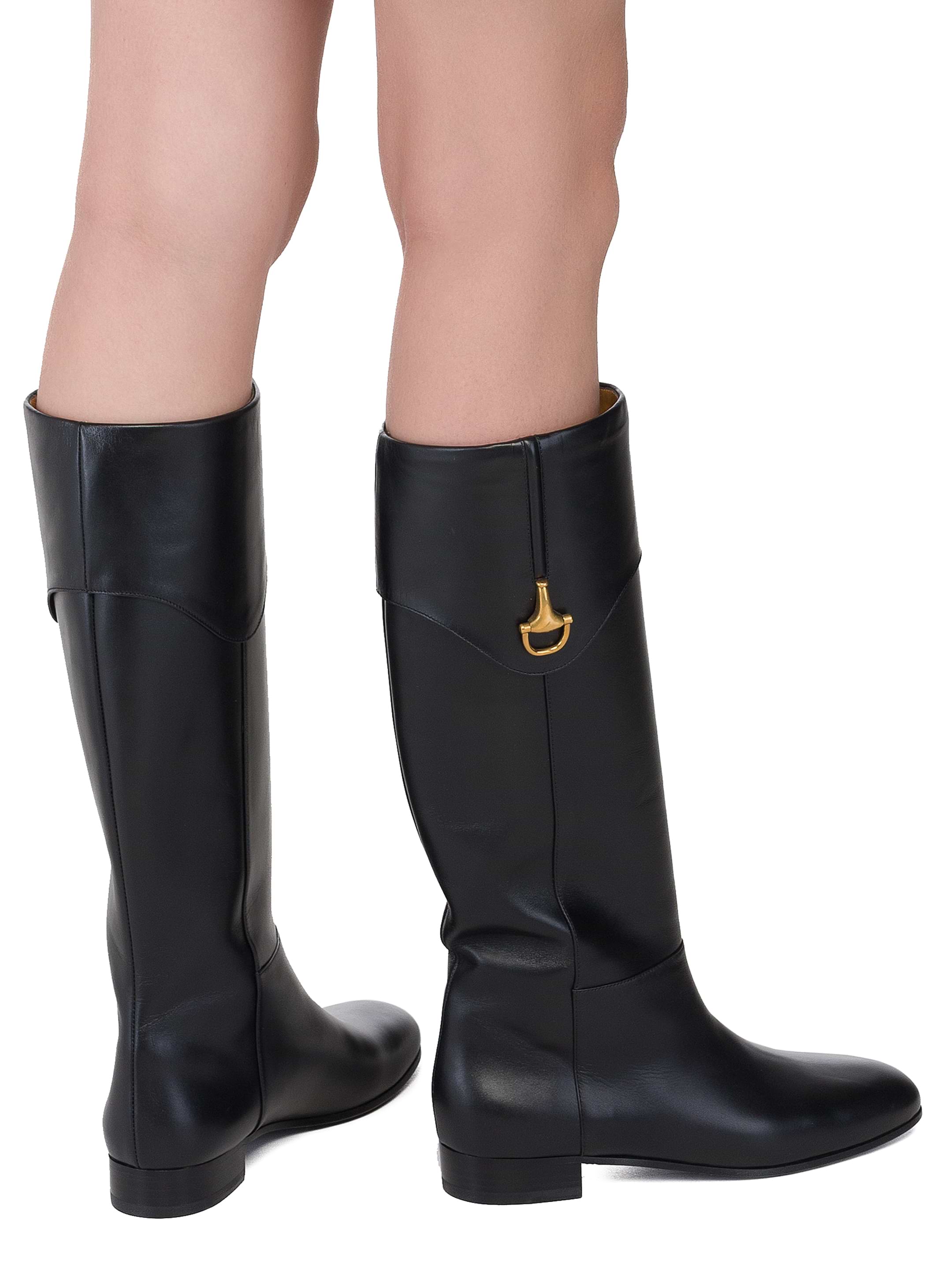 Gucci women's Horsebit leather high boots - buy for 733200