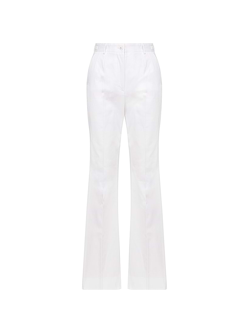 【関税&送料込】Dolce & Gabbana Flare Pant Dolce&Gabbana women's Flared cotton trousers - buy for