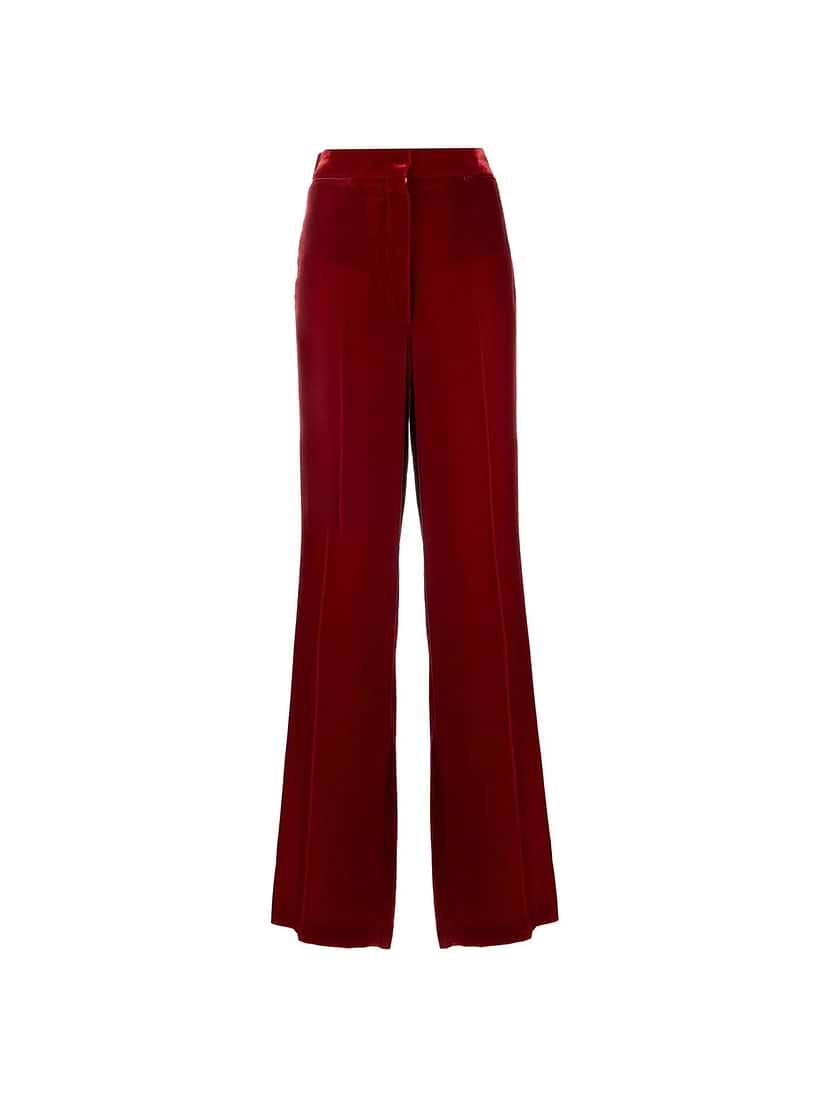 Velvet straight leg pants Stella McCartney for women - buy