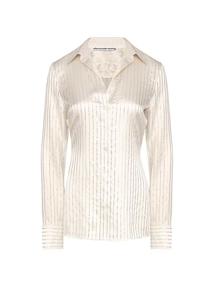 【23AW NEW】Alexander Wang_women / シルク スリムシャツドレス 273245k47qh.jpeg?speedsize=w_430