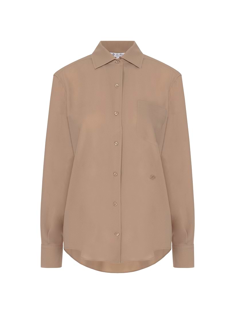Loro Piana women's Silk shirt with logo - buy for 798700 KZT