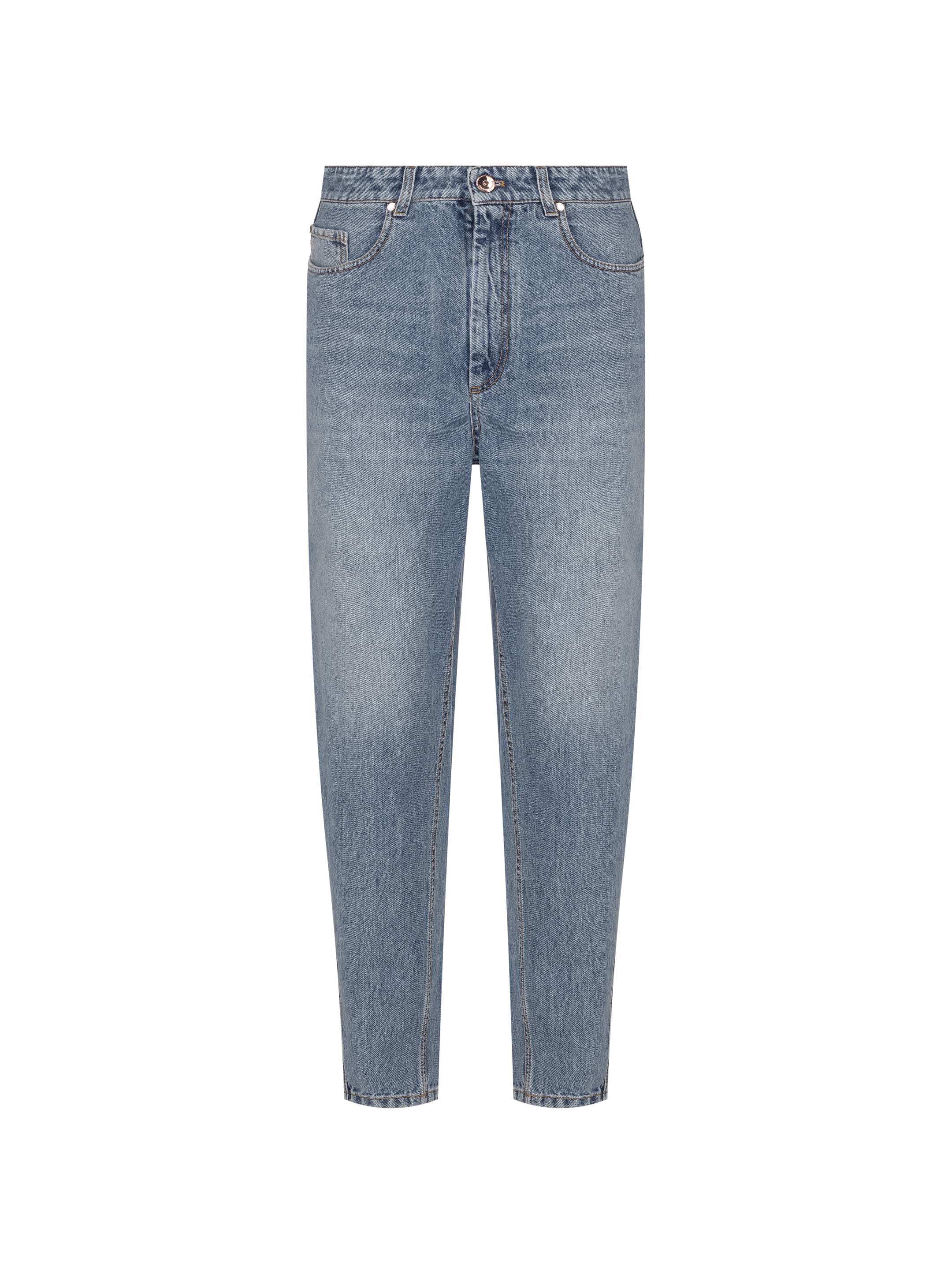 Brunello Cucinelli women's Distressed effect boyfriend jeans