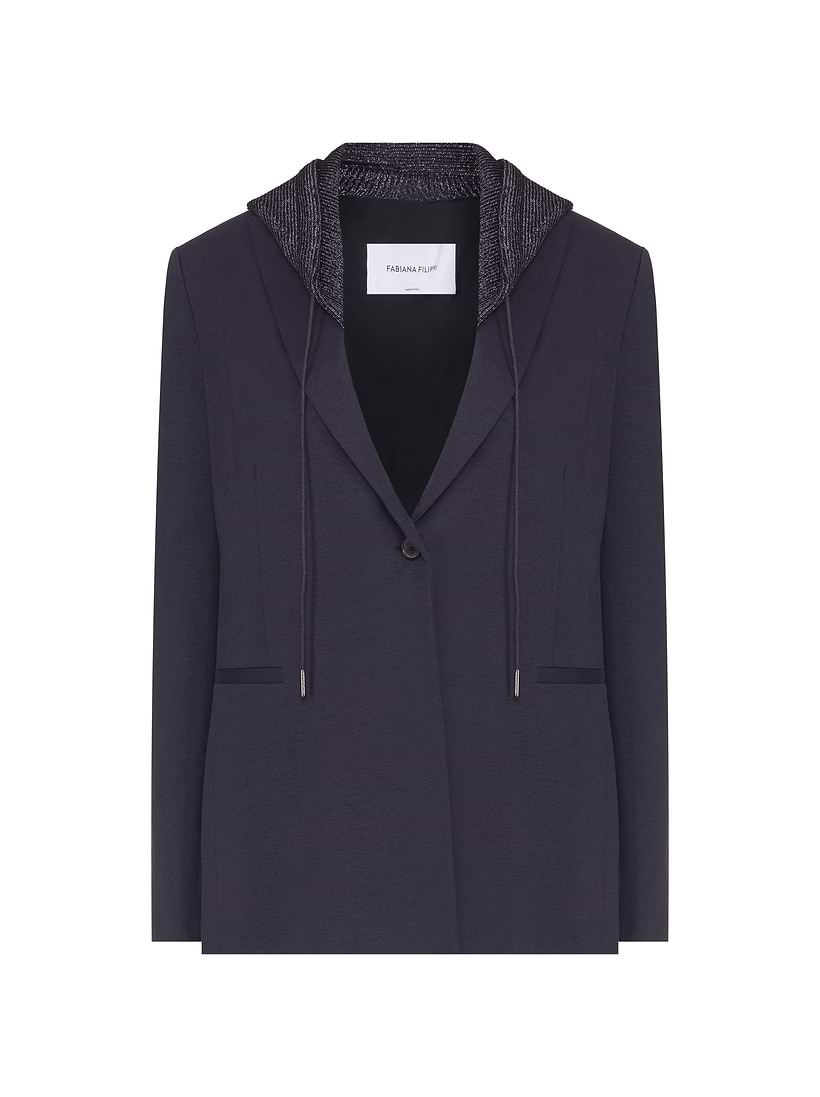 ブルゾン Fabiana Filippi Hooded Down Jacket Fabiana Filippi Down Puffer Jacket - ShopStyle