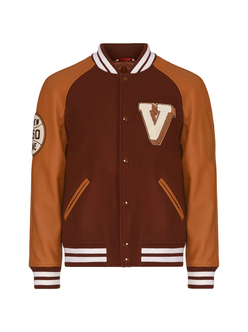 V-logo combined bomber jacket Valentino Garavani for men