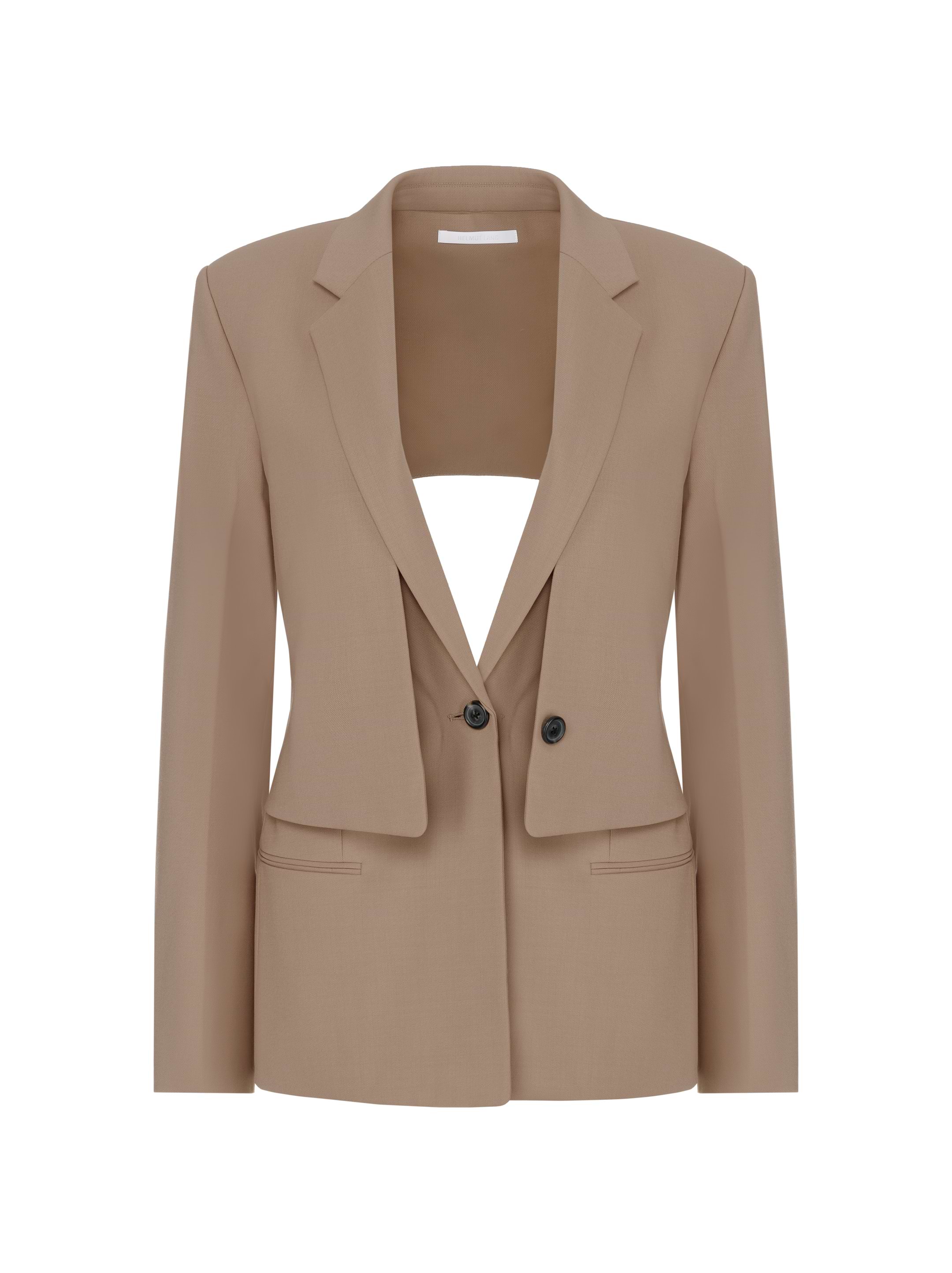 Single-breasted blazer with side slit Helmut Lang for women