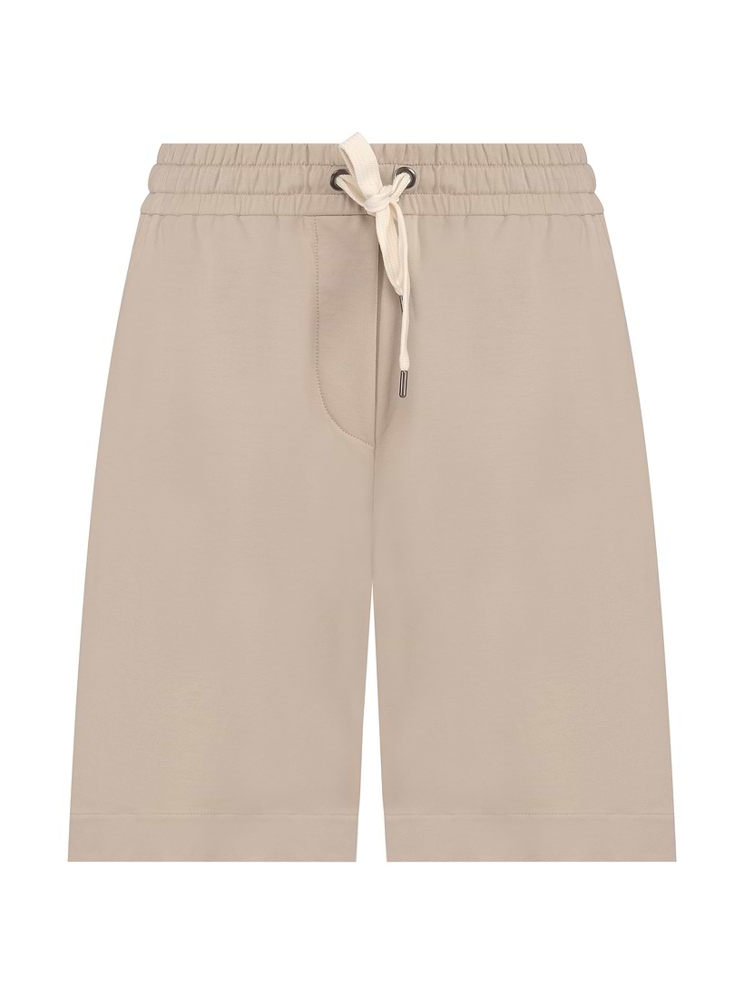 BRUNELLO CUCINELLI★素敵！Bead-embellished Cotton shorts BRUNELLO CUCINELLI Cotton-jersey shorts | NET-A-PORTER