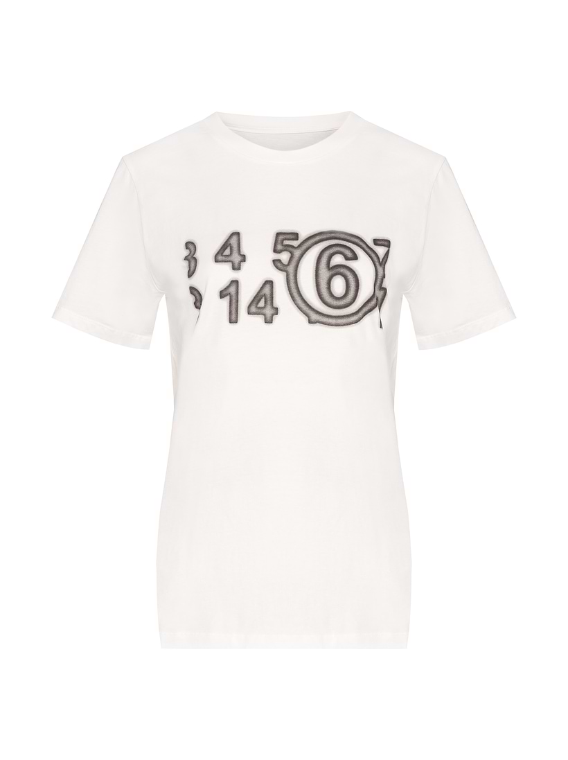 Printed cotton T-shirt MM6 MAISON MARGIELA for women - buy