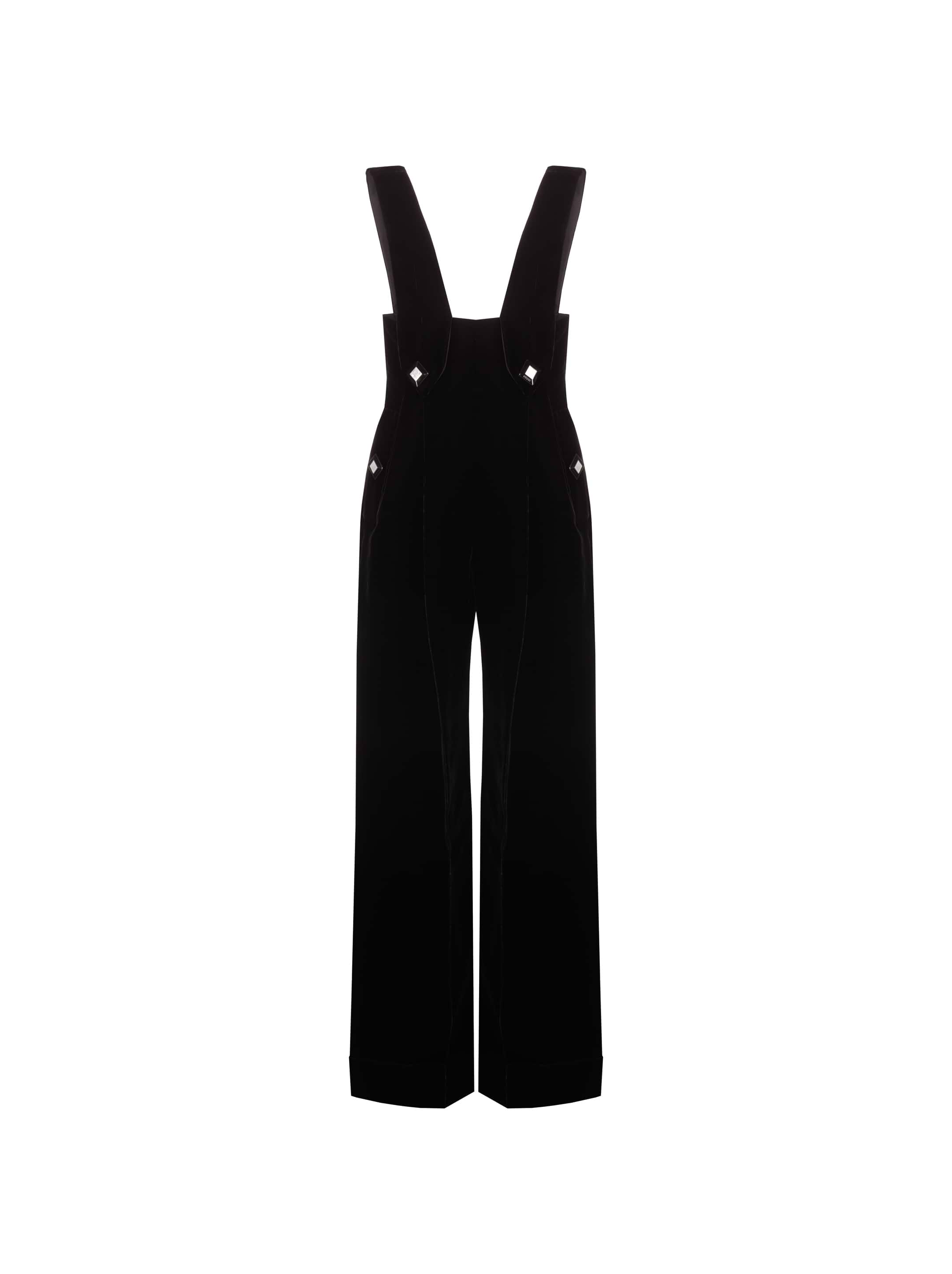 オールインワン・サロペット Gucci Black Stretch Wool Jumpsuit Wool jumpsuit Gucci Black size 42 IT in Wool - 54668856