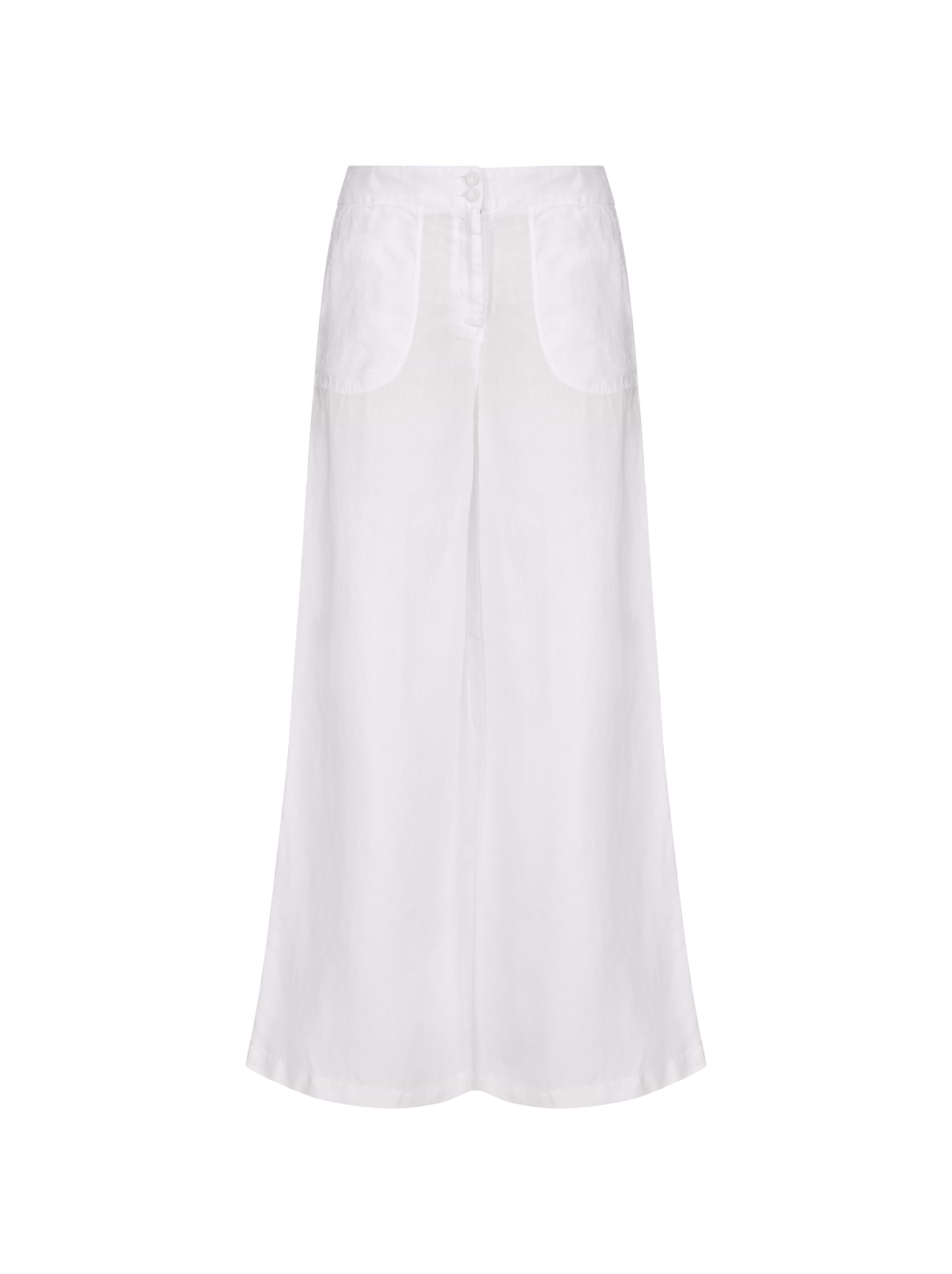 120% Lino women's Linen wide-leg pants - buy for 72500 KZT
