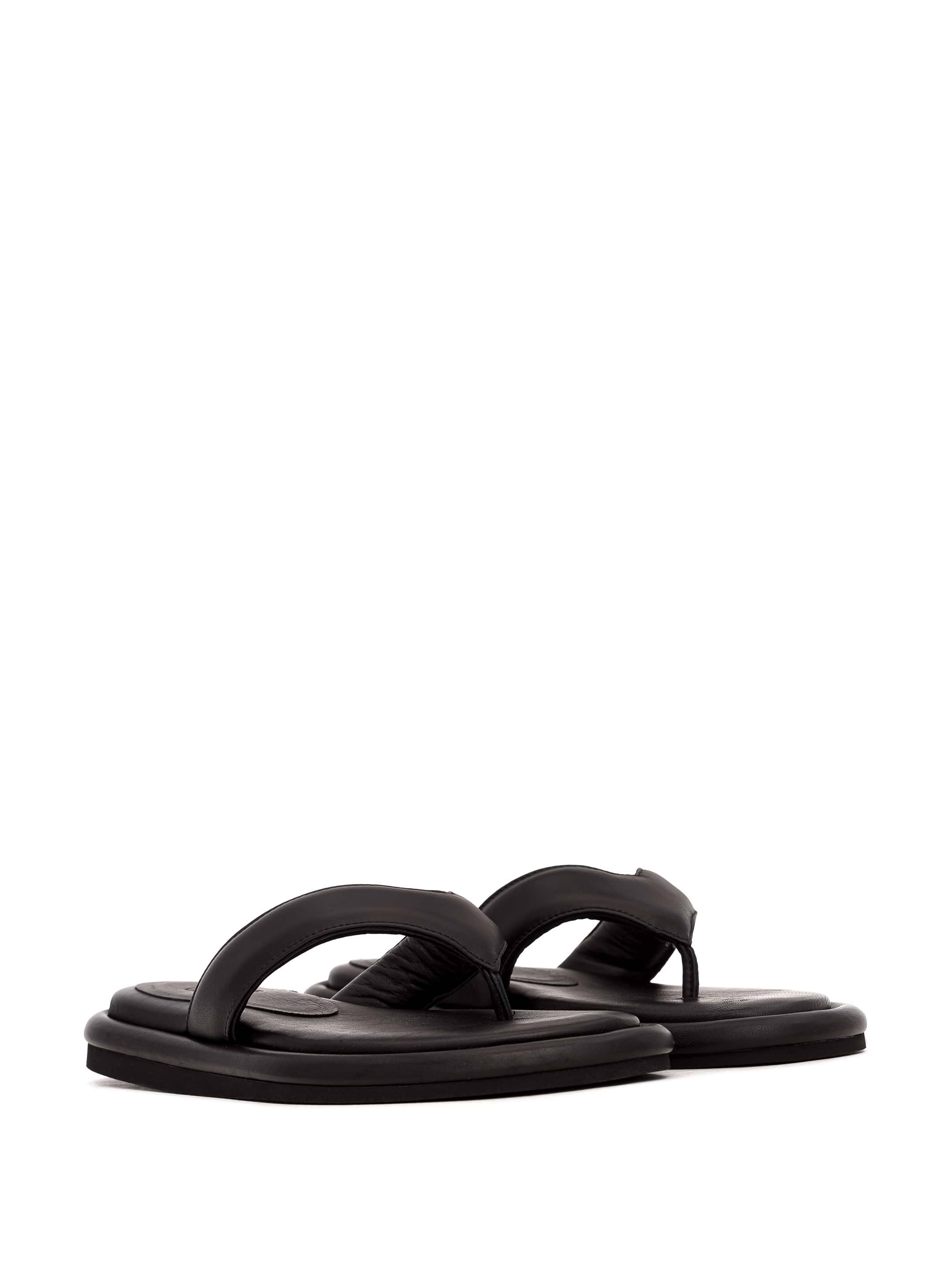 シューズ・サンダルその他 GIA BORGHINI Women Sandals GIA3UGH 5000 BLACK Gia Borghini women's Gia 5 leather flip flops - buy for
