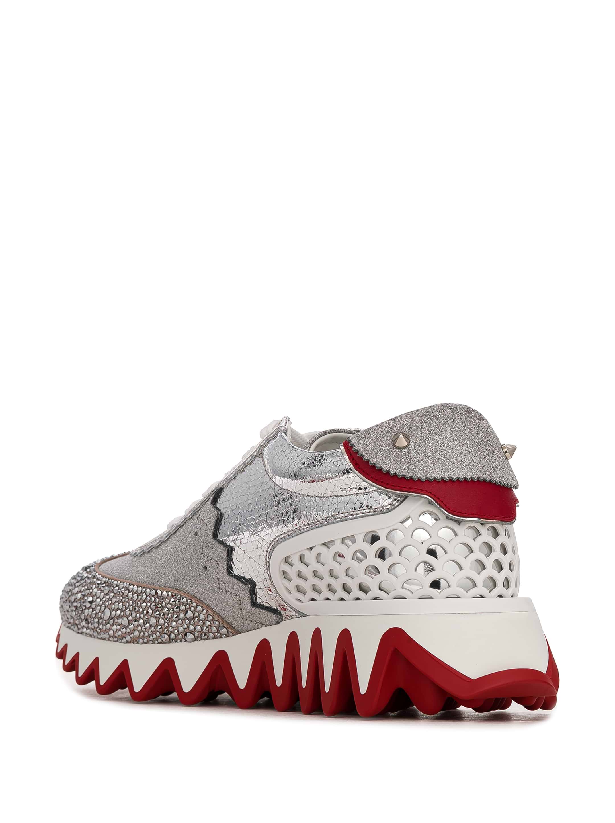 Christian Louboutin women's Loubishark sneakers with