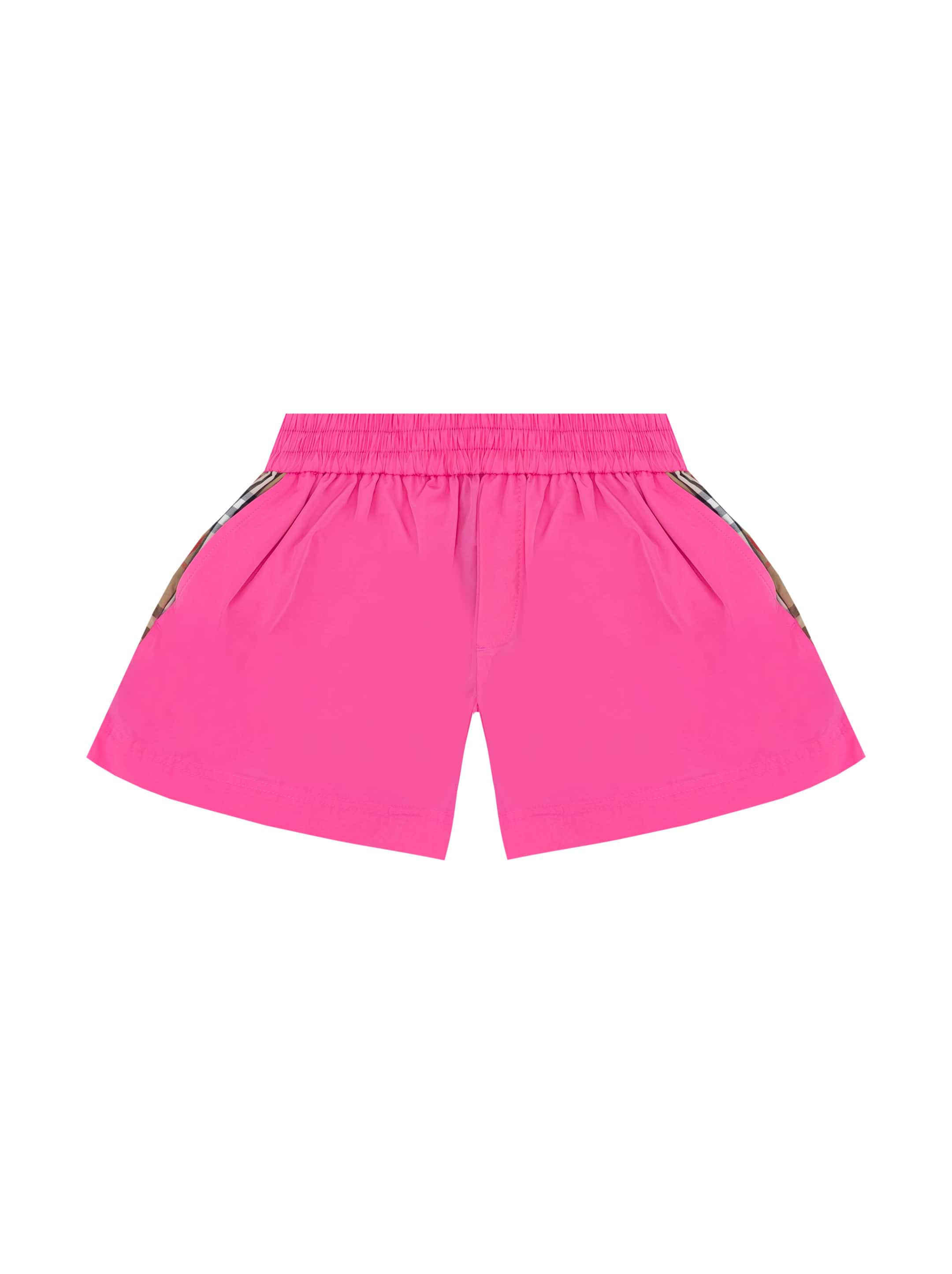 【送料&関税込】Burberry Skin Pink Nylon Blend Shorts Pink Drawstring Shorts by Burberry on Sale
