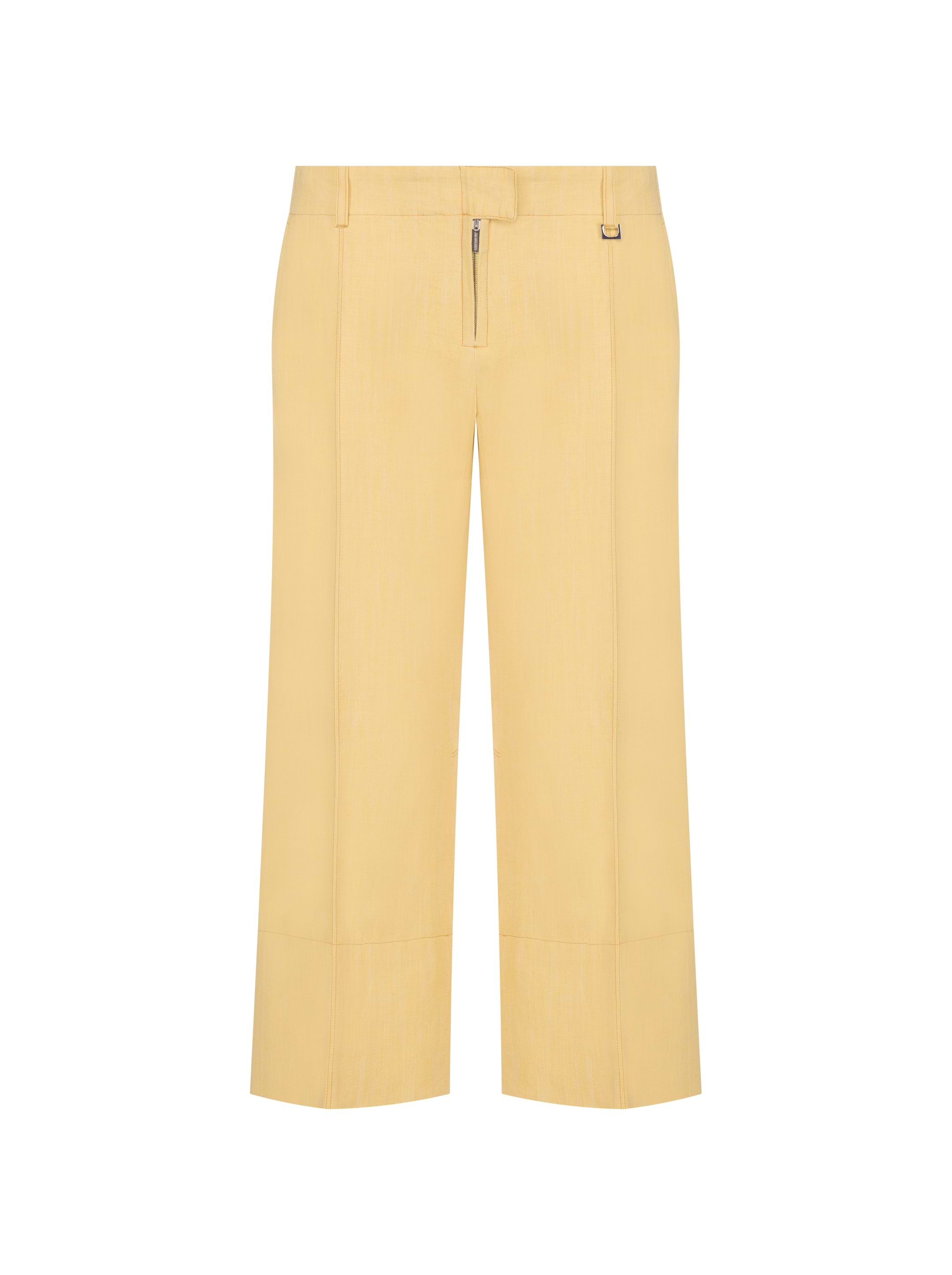 パンツ Jacquemus Yellow Side Slits Trousers Jacquemus Le Pantalon Espelho Skirt Trousers | Yellow